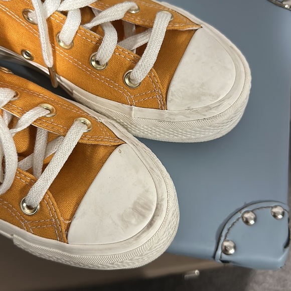 Converse Shoes - Converse Chuck Taylor All Star Platform High Top Sneakers in "Sunflower Gold"